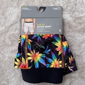Rue21 Colorful Leaf Print Boxer Briefs